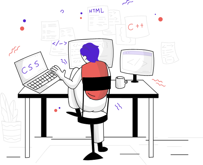 illustration d'un apprenant, formations web 3.0